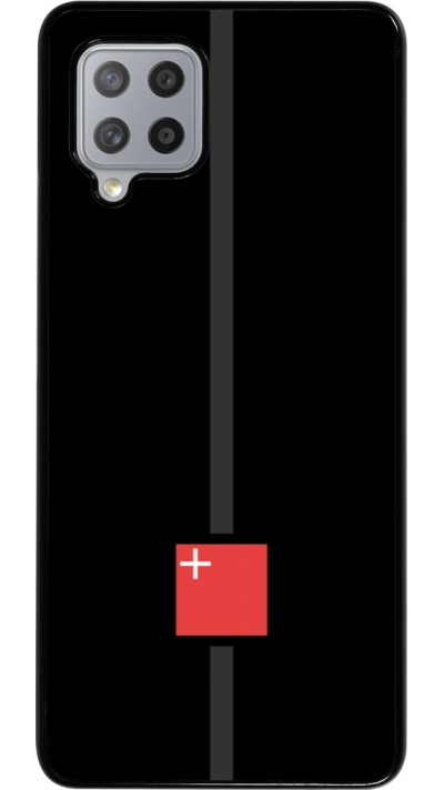 Samsung Galaxy A42 5G Case Hülle - Kanton SZ schwarz