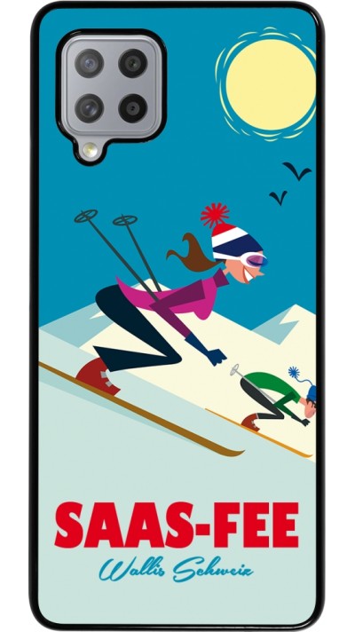 Samsung Galaxy A42 5G Case Hülle - Saas-Fee Ski Downhill