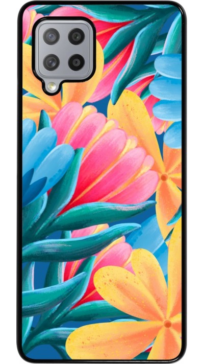 Samsung Galaxy A42 5G Case Hülle - Spring 23 colorful flowers