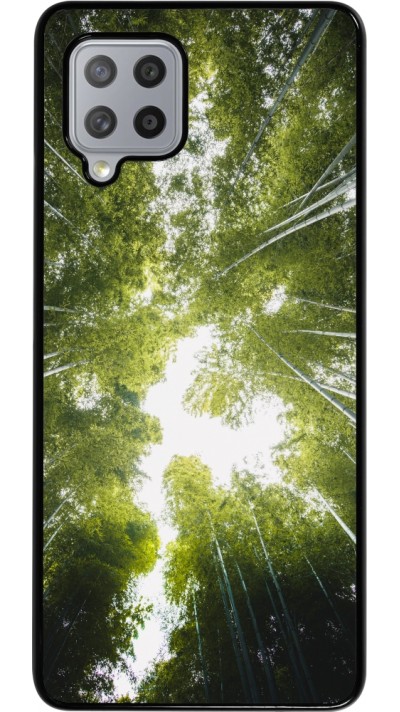 Samsung Galaxy A42 5G Case Hülle - Spring 23 forest blue sky