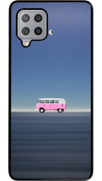 Samsung Galaxy A42 5G Case Hülle - Spring 23 pink bus