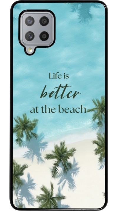 Samsung Galaxy A42 5G Case Hülle - Summer 2025 Life is better at the beach