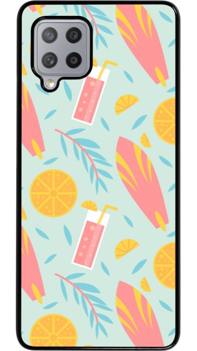 Samsung Galaxy A42 5G Case Hülle - Summer 2025 Pattern citron