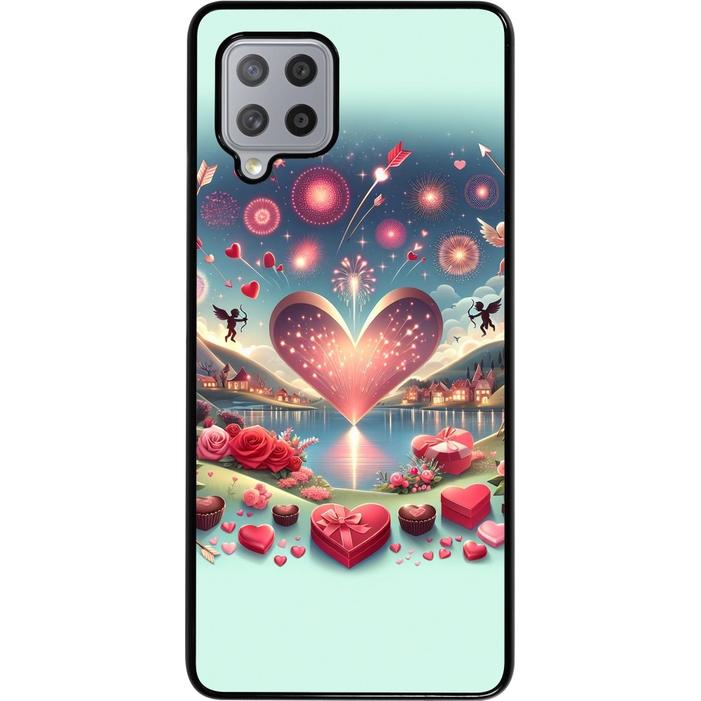 Samsung Galaxy A42 5G Case Hülle - Valentin 2025 Schick