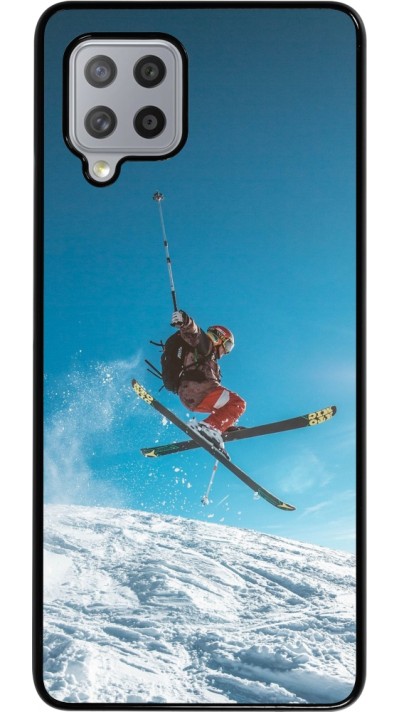 Samsung Galaxy A42 5G Case Hülle - Winter 22 Ski Jump