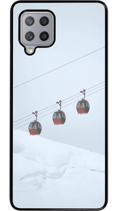 Samsung Galaxy A42 5G Case Hülle - Winter 22 ski lift