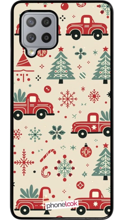 Samsung Galaxy A42 5G Case Hülle - Weihnachten 2024 Lkw Tanne