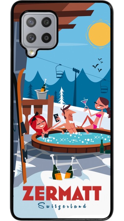 Samsung Galaxy A42 5G Case Hülle - Zermatt Mountain Jacuzzi