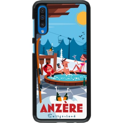 Samsung Galaxy A50 Case Hülle - Anzère Mountain Jacuzzi