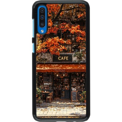Samsung Galaxy A50 Case Hülle - Autumn 25 Coffee shop