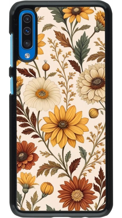 Samsung Galaxy A50 Case Hülle - Autumn 25 Flower pattern
