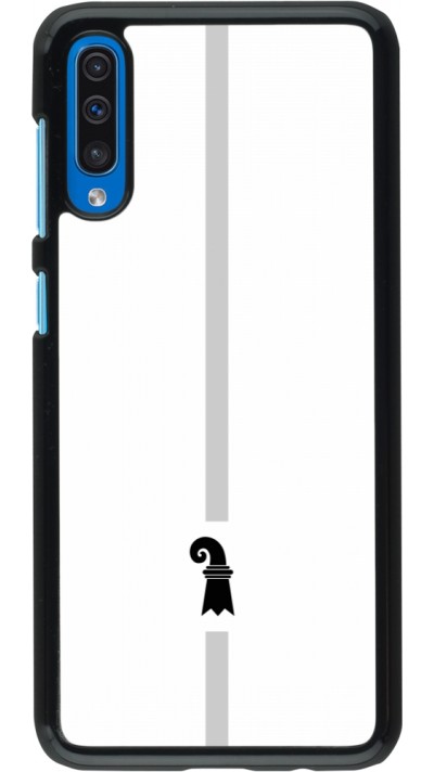Samsung Galaxy A50 Case Hülle - Kanton BS weiss