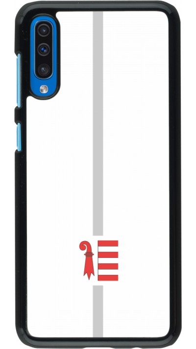 Samsung Galaxy A50 Case Hülle - Kanton JU weiss