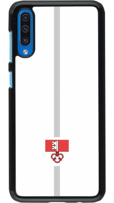 Samsung Galaxy A50 Case Hülle - Kanton OW weiss