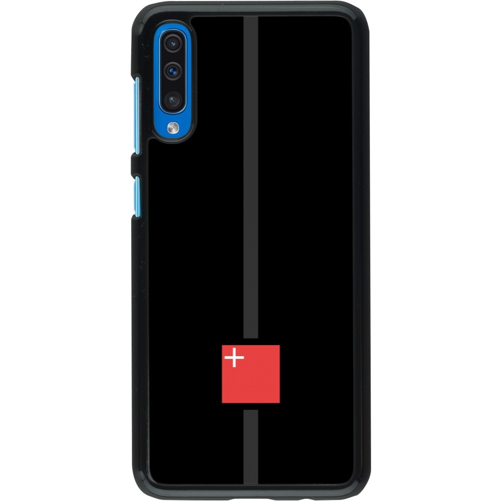 Samsung Galaxy A50 Case Hülle - Kanton SZ schwarz