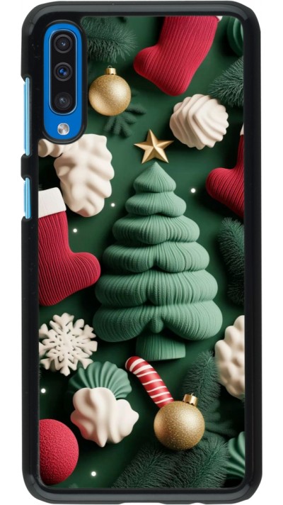 Coque Samsung Galaxy A50 - Christmas 25 Christmas textiles
