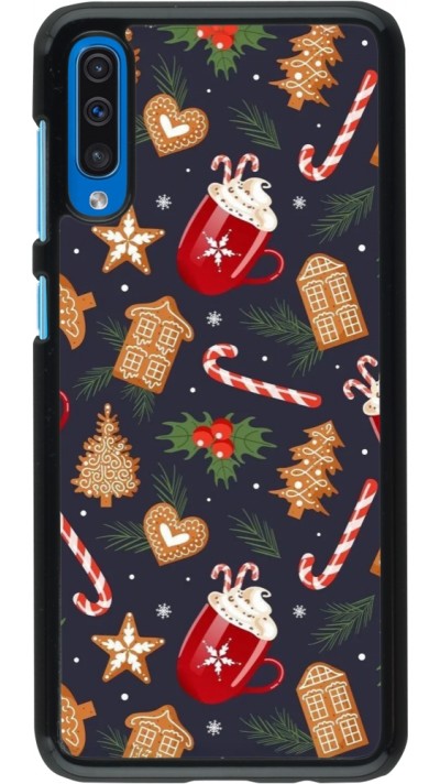 Coque Samsung Galaxy A50 - Christmas 25 Pattern Gingerbread House