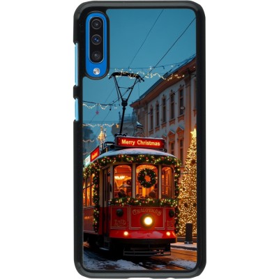 Samsung Galaxy A50 Case Hülle - Christmas 25 Xmas Train