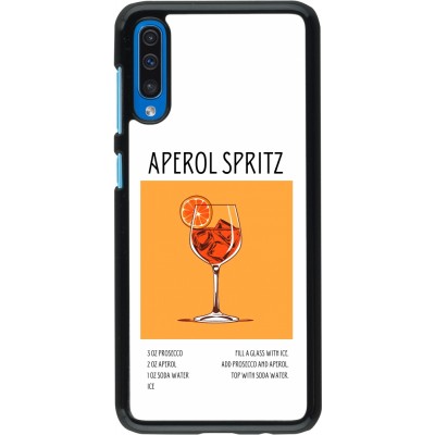 Samsung Galaxy A50 Case Hülle - Cocktail Rezept Aperol Spritz