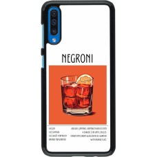 Samsung Galaxy A50 Case Hülle - Cocktail Rezept Negroni