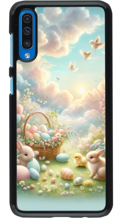 Samsung Galaxy A50 Case Hülle - Ostern 2025 Pastell Ostern