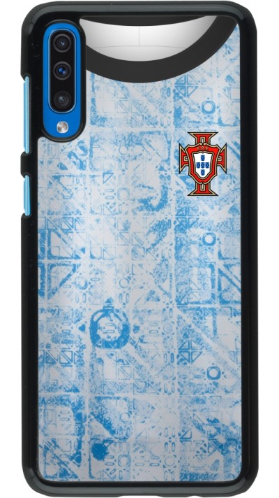 Samsung Galaxy A50 Case Hülle - Portugal Away personalisierbares Fussballtrikot
