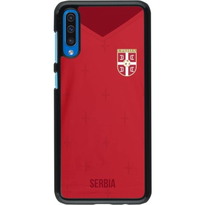 Samsung Galaxy A50 Case Hülle - Serbien 2022 personalisierbares Fussballtrikot