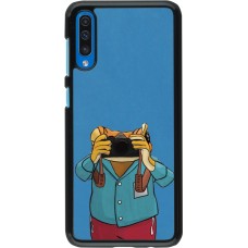Samsung Galaxy A50 Case Hülle - Frog with camera DTMF