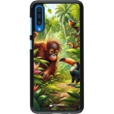 Samsung Galaxy A50 Case Hülle - Tropischer Dschungel Tayrona