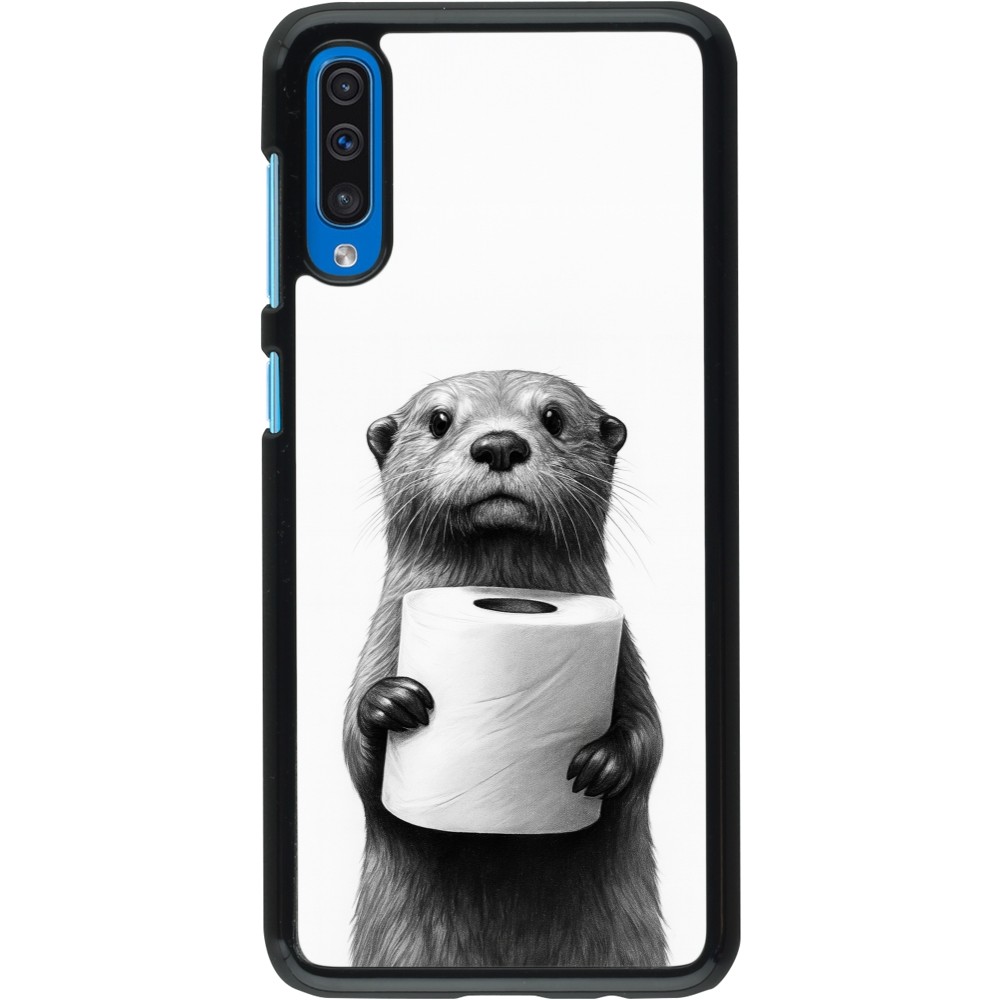 Samsung Galaxy A50 Case Hülle - Otter Toilettenpapier