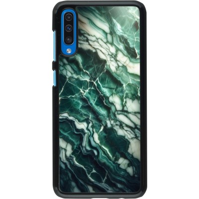 Samsung Galaxy A50 Case Hülle - Majestätischer grüner Marmor