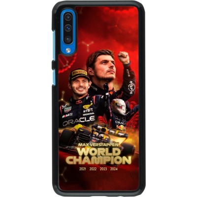 Samsung Galaxy A50 Case Hülle - Max Verstappen Champion 2023