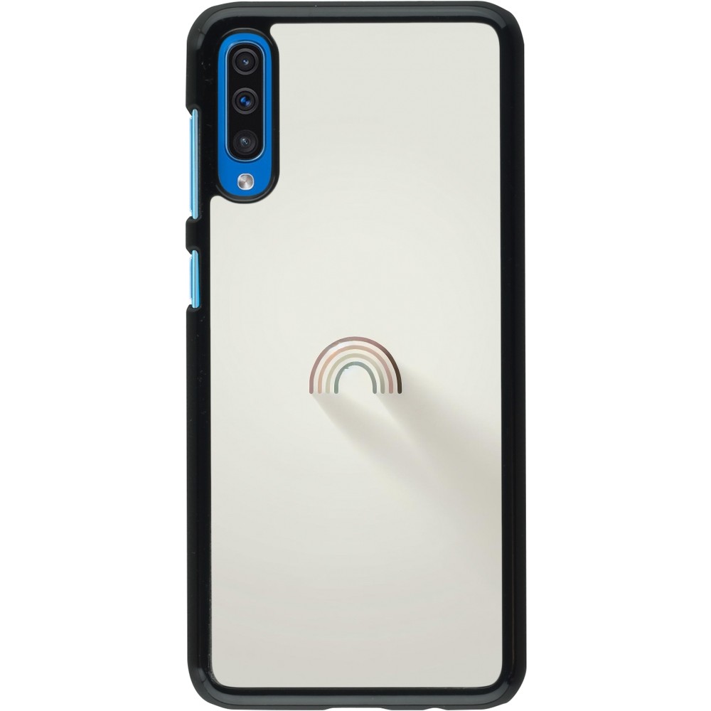 Samsung Galaxy A50 Case Hülle - Mini Regenbogen Minimal