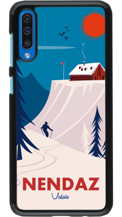 Samsung Galaxy A50 Case Hülle - Nendaz Cabane Ski