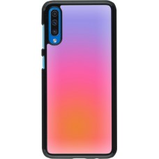 Samsung Galaxy A50 Case Hülle - Orange Pink Blue Gradient