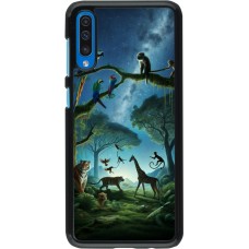 Samsung Galaxy A50 Case Hülle - Paradies der exotischen Tiere