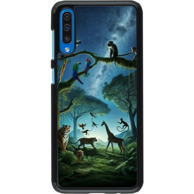 Samsung Galaxy A50 Case Hülle - Paradies der exotischen Tiere