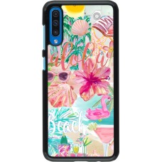 Samsung Galaxy A50 Case Hülle - Preppy Collage Aloha