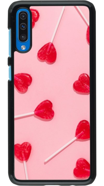 Samsung Galaxy A50 Case Hülle - Saint Valentines Day 26 Lollipop