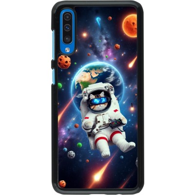 Samsung Galaxy A50 Case Hülle - VR SpaceCat Odyssee
