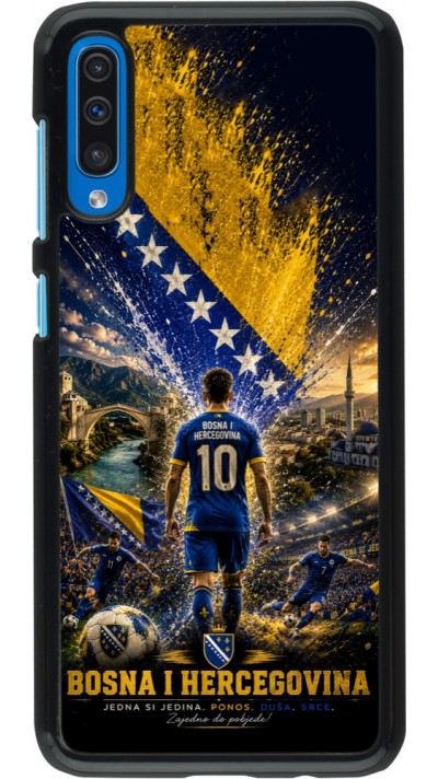 Coque Samsung Galaxy A50 - Football Bosnie-Herzégovine splash 2026