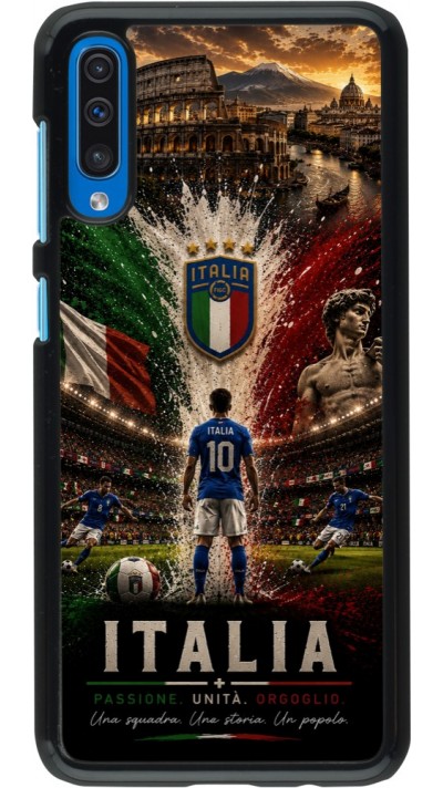 Coque Samsung Galaxy A50 - Football Italie splash 2026