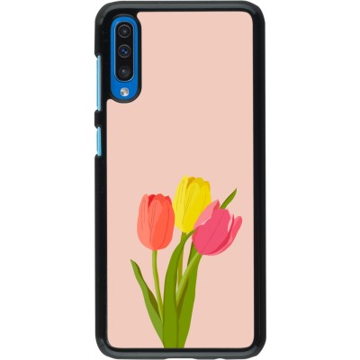 Samsung Galaxy A50 Case Hülle - Spring 23 tulip trio