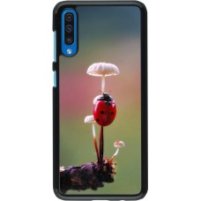 Samsung Galaxy A50 Case Hülle - Ladybird on a mushroom Spring 2026