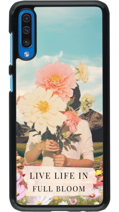 Samsung Galaxy A50 Case Hülle - Live life in full moon Spring 2026