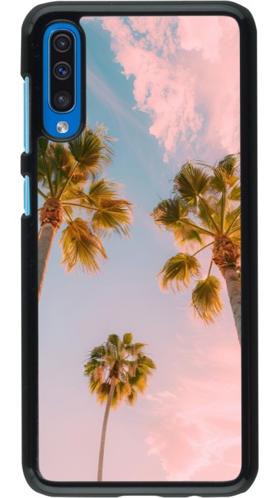 Samsung Galaxy A50 Case Hülle - Summer 2025 Palmiers