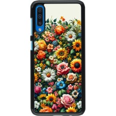 Samsung Galaxy A50 Case Hülle - Sommer Blumenmuster