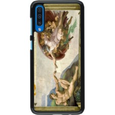 Samsung Galaxy A50 Case Hülle - Kunstbild - Die Erschaffung Adams - Michelangelo