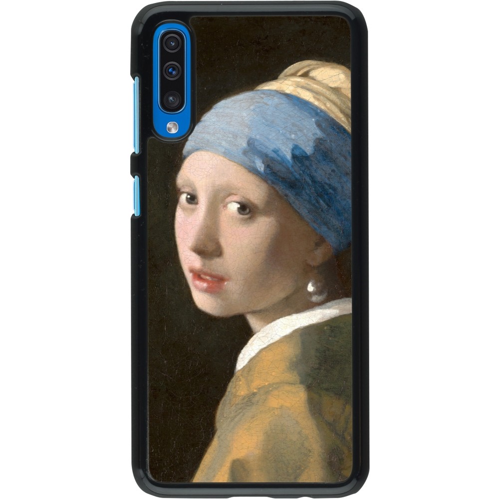 Samsung Galaxy A50 Case Hülle - Kunstbild - Das Mädchen mit dem Perlenohrring - Jan Vermeer