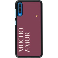 Samsung Galaxy A50 Case Hülle - Valentine 2024 mucho amor rosado